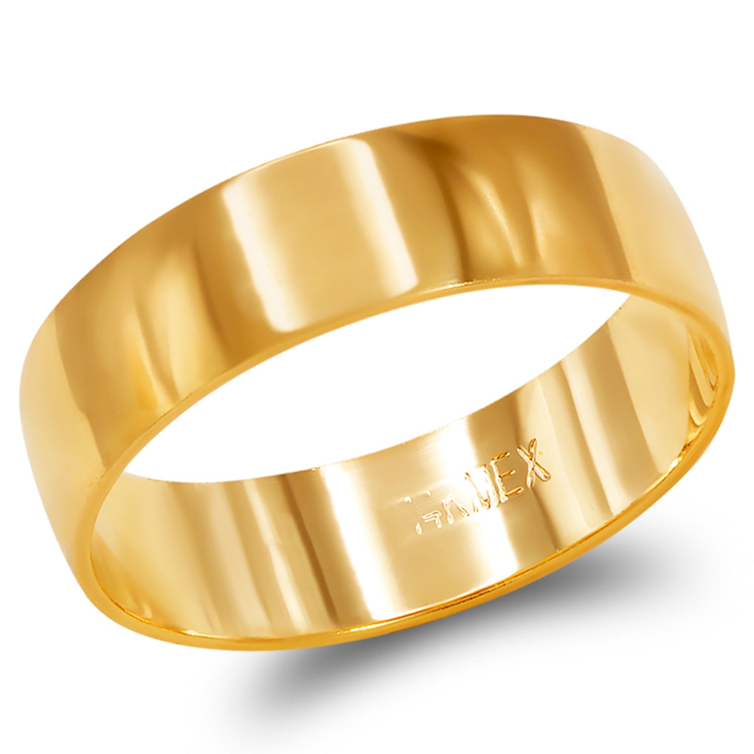 14K Gold 5 mm Plain Band Ring