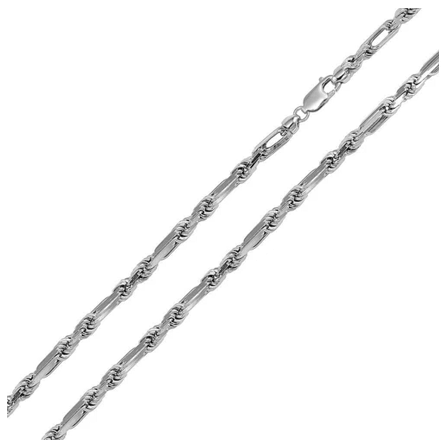 Sterling Silver 4.6 mm FigaRope Chain