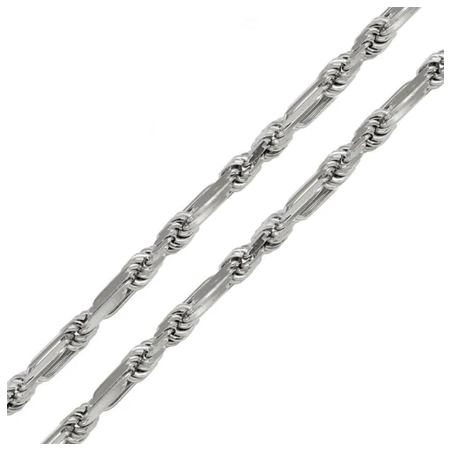 Sterling Silver 6.8 mm FigaRope Chain