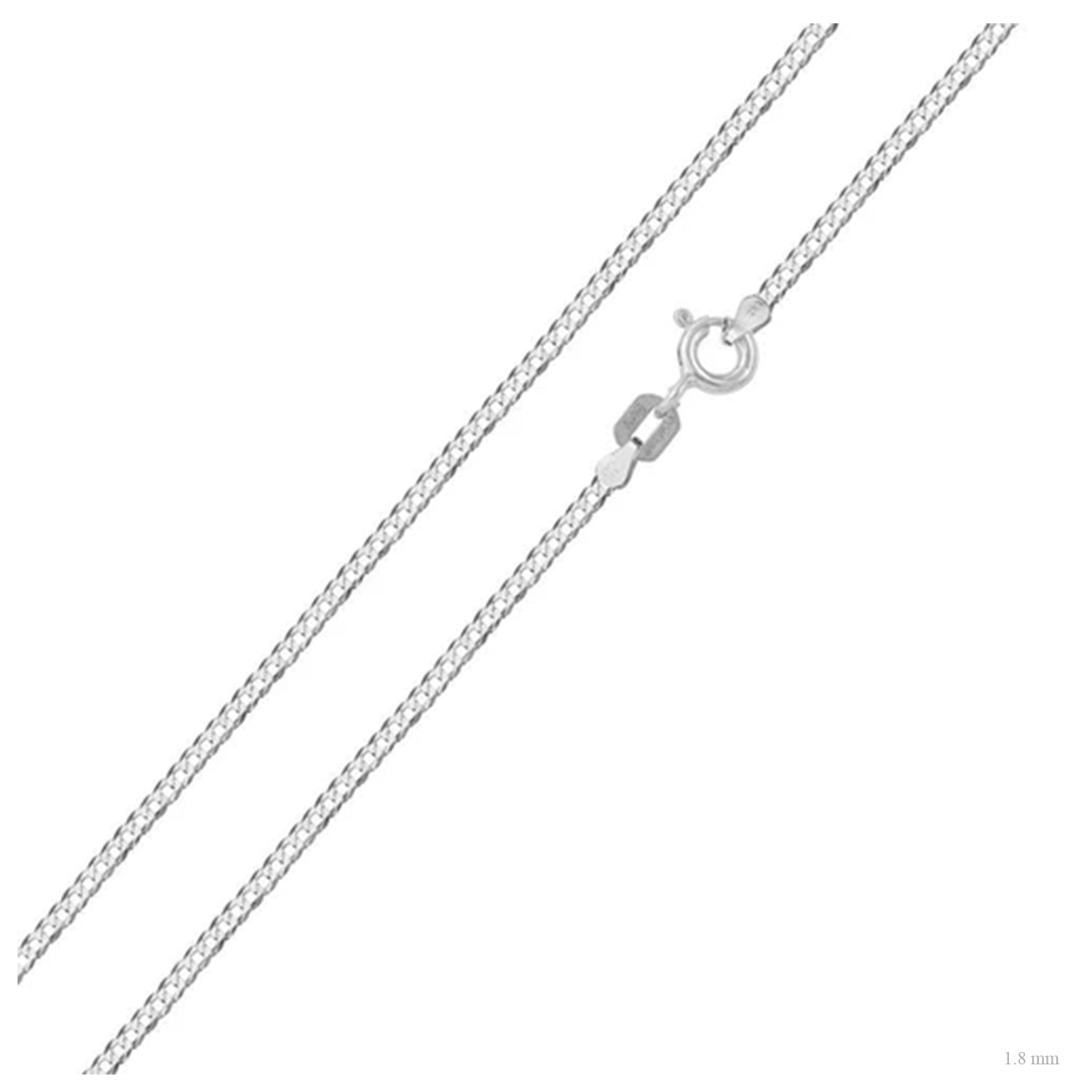 Sterling Silver 1.8 mm Curb Chain
