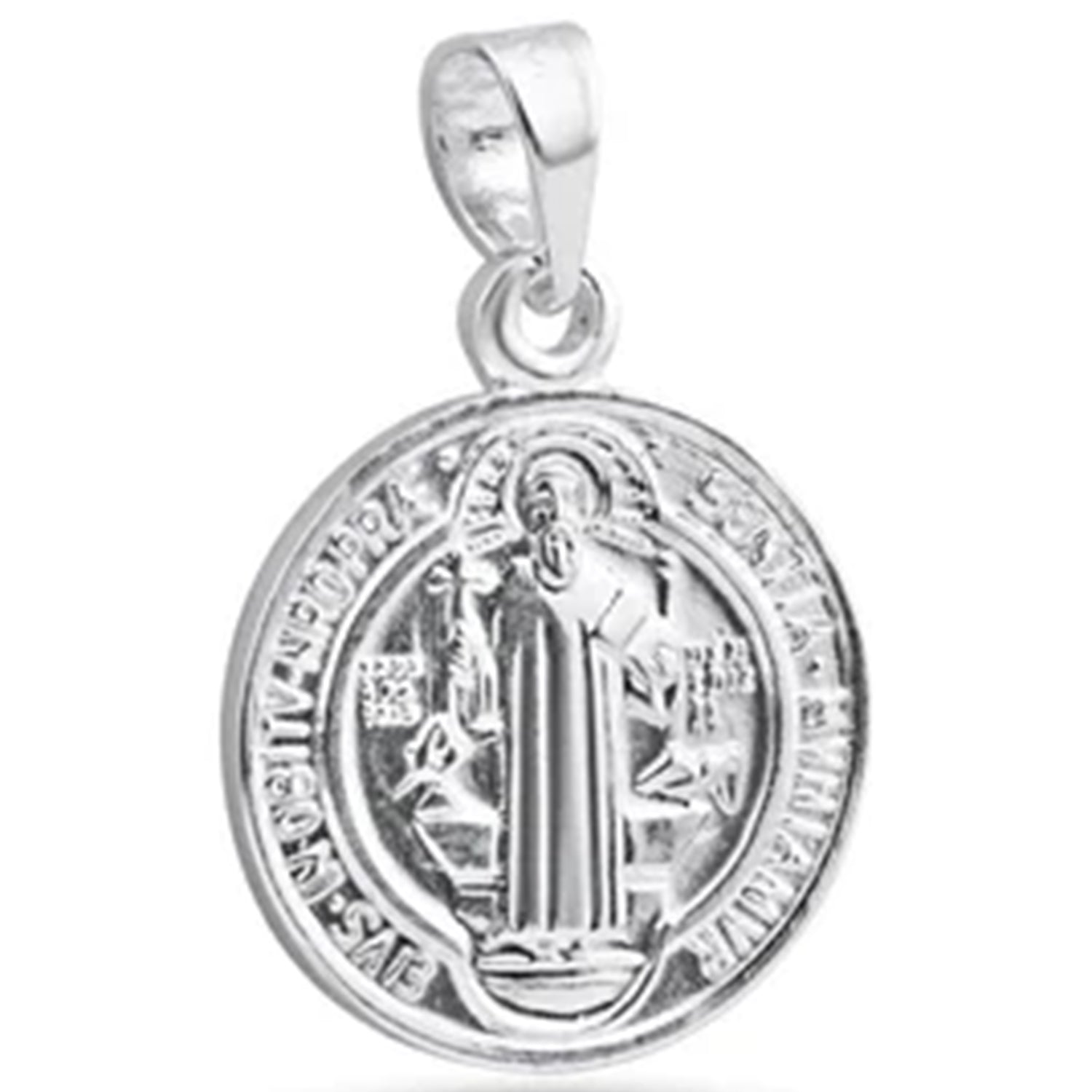 Sterling Silver San Benito / St. Benedict Pendant