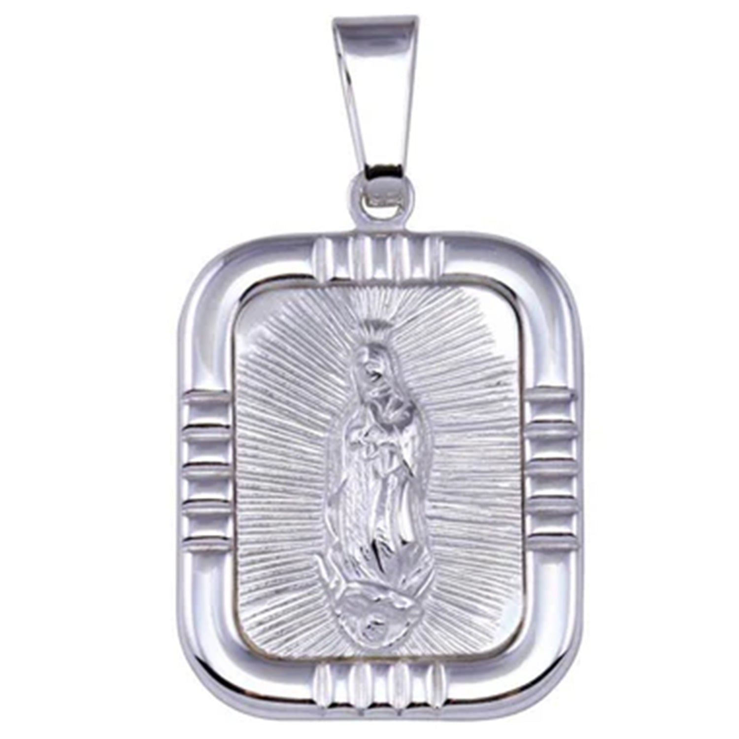 Sterling Silver Guadalupe Pendant