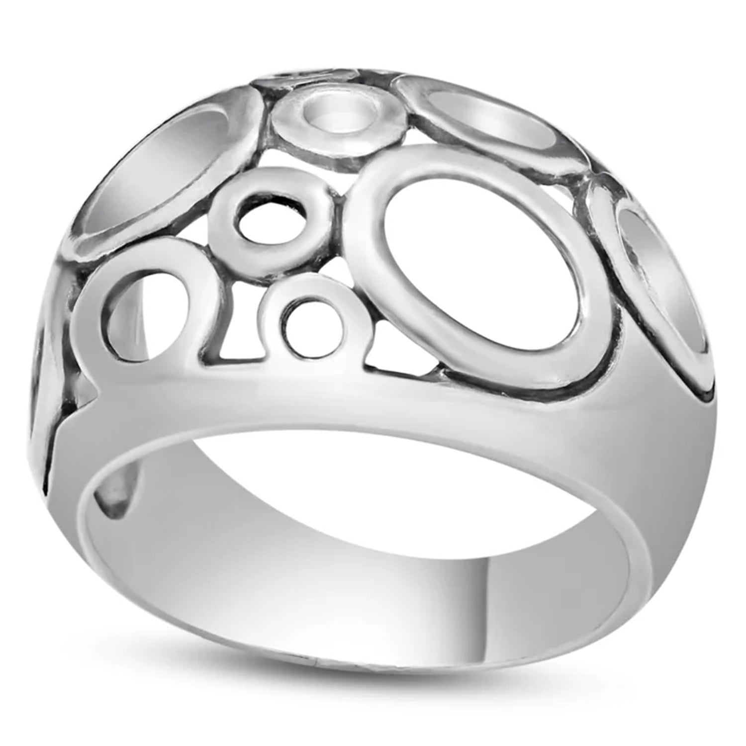 Sterling Silver Open Cirlce Ring