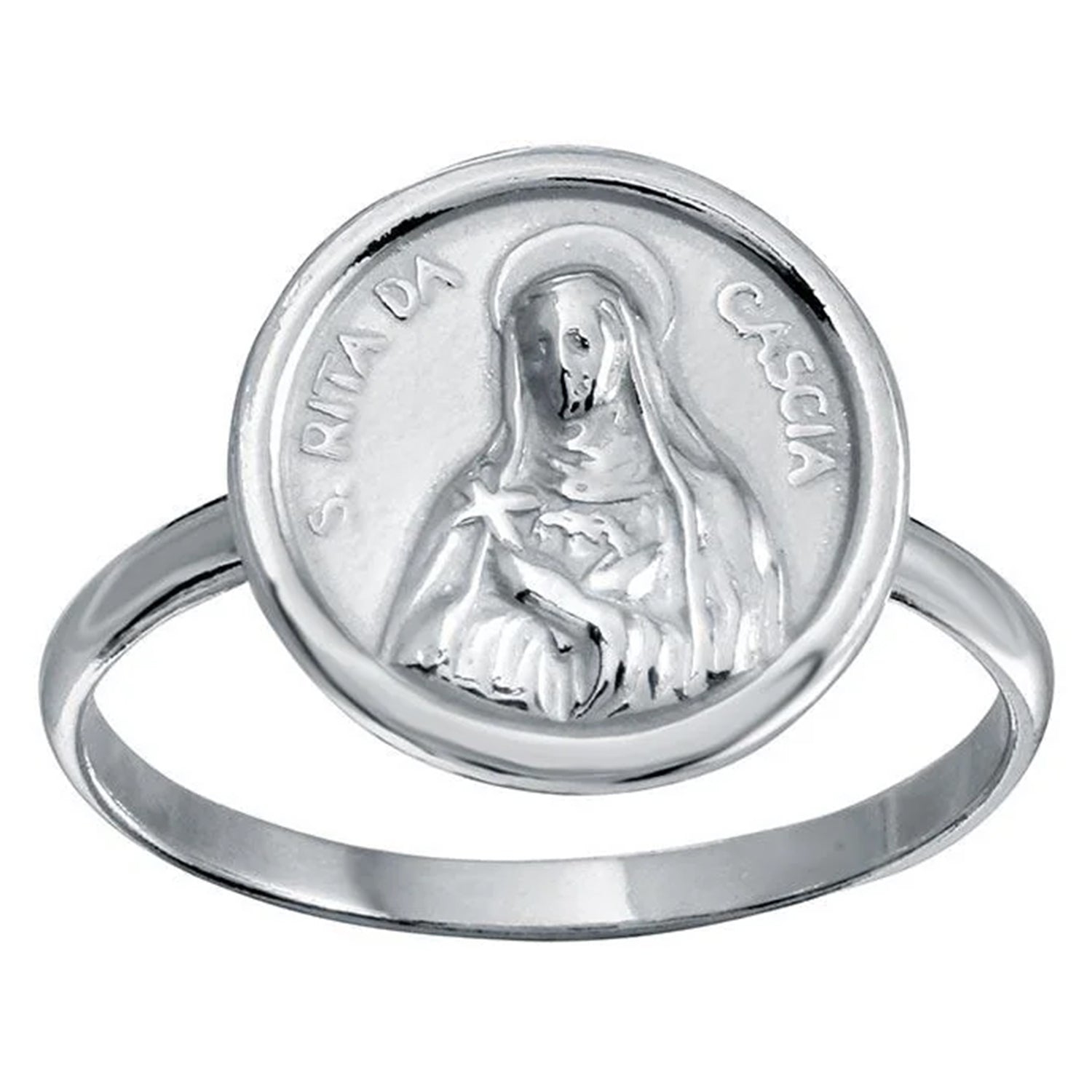 Sterling Silver Mary Ring
